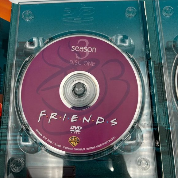 Friends - The Complete Third Season (DVD, 2003, 4-Disc Set) - Picture 3 of 6